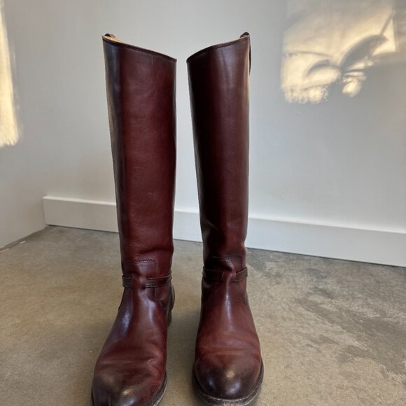 Frye Riding Boots - Lindsay Plate Redwood - Size 8.5 - Picture 3 of 8